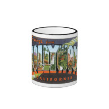¡Saludos de Hollywood! Taza