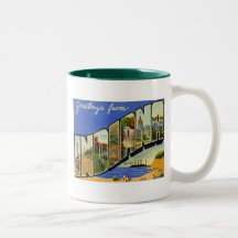 Saludos de Indiana Taza De Café