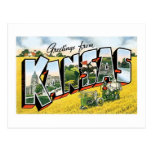 ¡Saludos de Kansas! Postales
