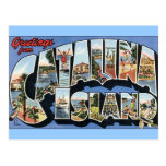 Saludos de la isla de Catalina Tarjetas Postales