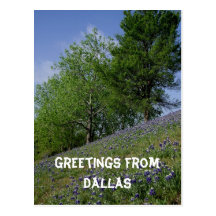 Saludos de la postal de Dallas