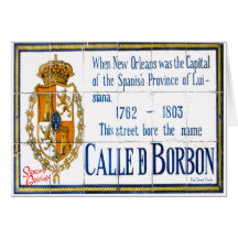 Saludos de las estaciones de la calle de Borbón Felicitaciones