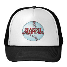 Saludos de las temporadas de béisbol gorros  