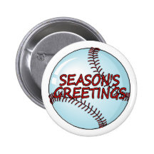 Saludos de las temporadas de béisbol pin