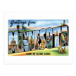 ¡Saludos de Minnesota! Tarjeta Postal