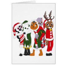 Saludos de Navidad Tarjeta