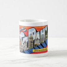 Saludos de San Pablo Minnesota Tazas De Café