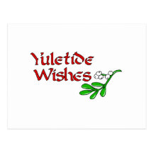 Saludos de Yuletide Tarjeta Postal
