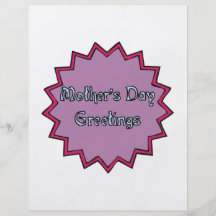 Saludos del día de madres flyer personalizado