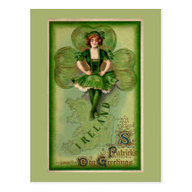 Saludos del día del St Patricks Postal