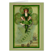 Saludos del día del St Patricks Tarjetón
