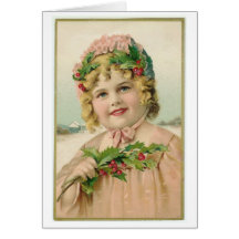 Saludos del navidad del Victorian Felicitacion