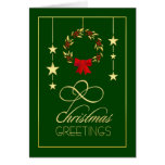 Saludos del navidad - tarjetas de Navidad elegante