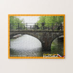 Saludos del puente de Holanda Amsterdam Puzzle Con Fotos