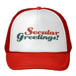 Saludos seculares gorras