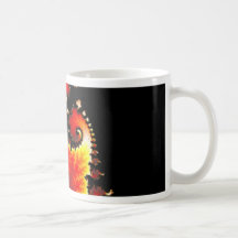 Salvaje-negro-onda Tazas