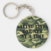 ¡Salvares vidas de Camo un pico a la vez! Llavero