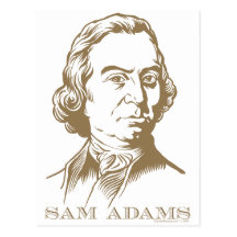 Sam Adams Tarjeta Postal