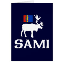 Sami, la gente de ocho estaciones tarjeta