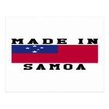 Samoa hizo en diseños postales