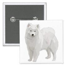Samoyedo hermoso pin