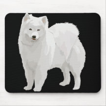 Samoyedo hermoso tapetes de raton