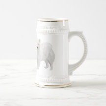 Samoyedo hermoso tazas