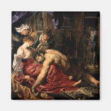 Samson y Delilah, c.1609 Iman De Nevera