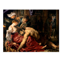 Samson y Delilah, c.1609 Postales