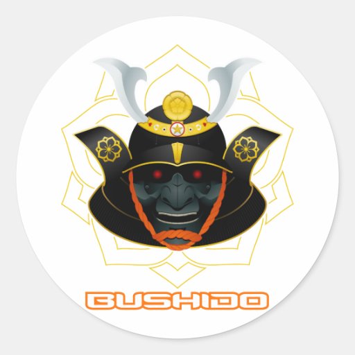 samurai del demonio pegatina