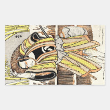 Samurai legendario japonés oriental fresco del gue rectangular altavoz