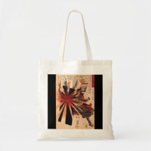 Samurai que defiende contra cáscara de estallido bolsas