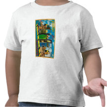 San Diego, California - escenas grandes de la letr Camiseta