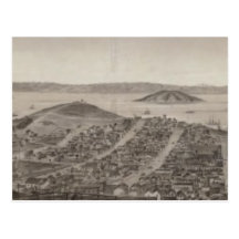 San Francisco, 1862 de la colina rusa Postales