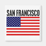 San Francisco, barras y estrellas Imanes