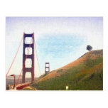 San Francisco - lona de la puerta de oro Tarjetas Postales