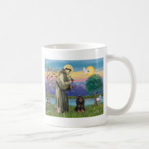 San Francisco y Negro-Moreno cocker spaniel Taza De Café