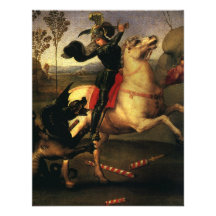 San Jorge que lucha el dragón, Raphael, Raffaello Comunicado Personalizado