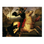 San Jorge que lucha el dragón, Raphael, Raffaello Postal