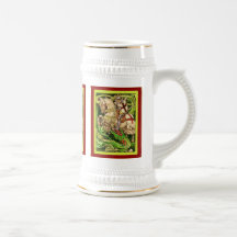 San Jorge y el arte Nouveau del vintage del ~ del  Taza De Café