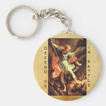 San Miguel el arcángel Llaveros Personalizados