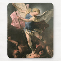 San Miguel, Luca Giordano (presto del Fa) Alfombrillas De Ratones
