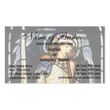 San Miguel (vitral) por Burne Jones Plantillas De Tarjeta De Negocio