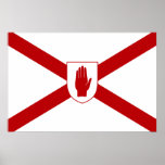 San Patricio para la bandera del escudo de Irlanda Impresiones