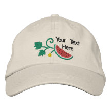 Sandía del verano - personalizar gorras bordadas