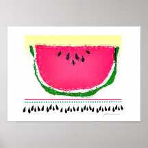 Sandía del verano impresiones