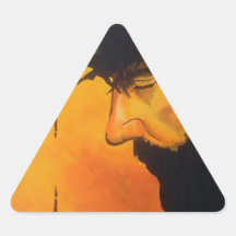 sangre de Jesús Calcomanías Triangulos