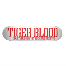 Sangre del tigre patinetas personalizadas