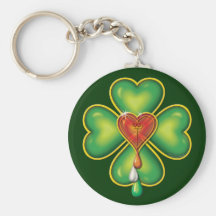 SANGRE IRLANDESA * CORAZÓN IRLANDÉS LLAVERO