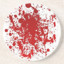 Sangre salpicada posavaso para bebida